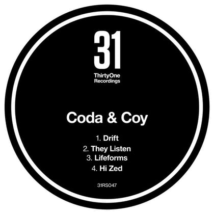 Drift EP album by Coda - Drum and Bass Cover Art