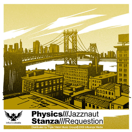 Requestion/Jazznaut album by Physics - Drum and Bass Cover Art