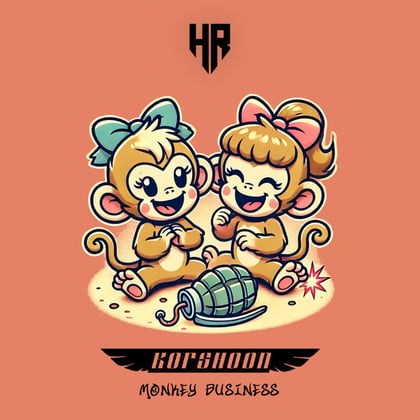 Monkey Business album by Korshoon - Drum and Bass Cover Art