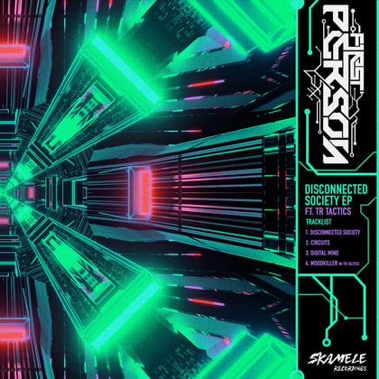 Disconnected Society EP album by TR Tactics - Drum and Bass Cover Art