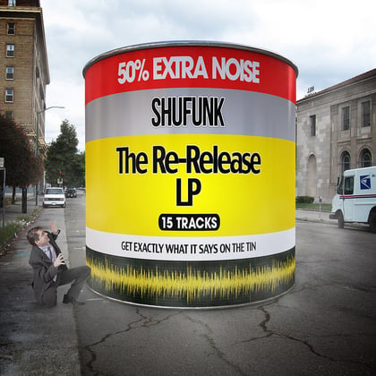 The Re-Release LP album by Shufunk - Drum and Bass Cover Art