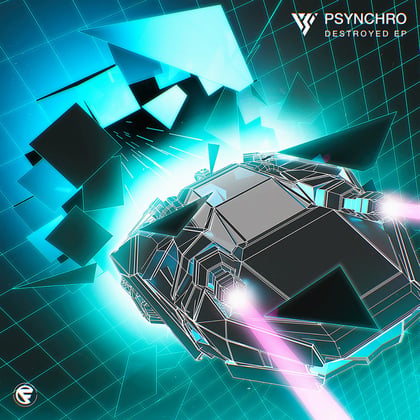 Destroyed EP album by Psynchro - Drum and Bass Cover Art