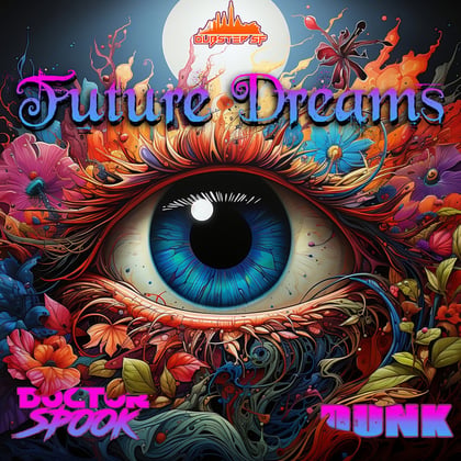 Future Dreams album by Dunk & DoctorSpook - Drum and Bass Cover Art