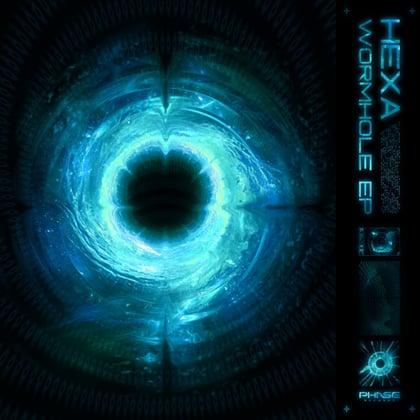 Wormhole EP album by Hexa - Drum and Bass Cover Art