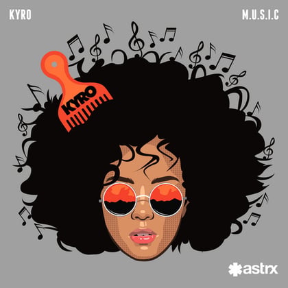 M.U.S.I.C album by Kyro - Drum and Bass Cover Art