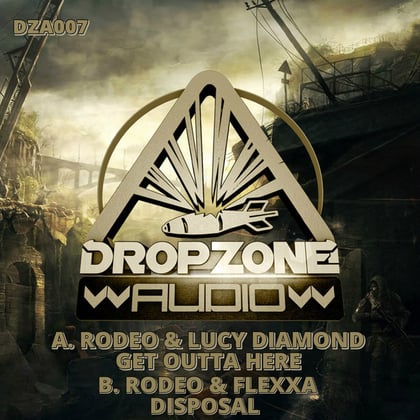 Ge Outta Here/ Disposal album by Hannah Eve, Rodeo, Lucy Diamond & Flexxa - Drum and Bass Cover Art