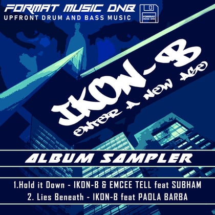 Enter a New Age Album Sampler album by Ikon-B - Drum and Bass Cover Art