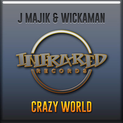 Crazy World album by Wickaman - Drum and Bass Cover Art