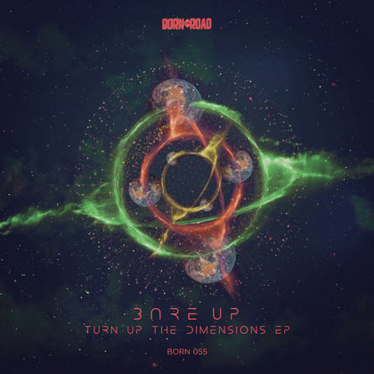 Turn Up The Dimensions EP album by Bare Up - Drum and Bass Cover Art