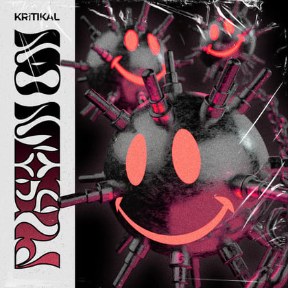 Pushin' On album by KRITIKAL - Drum and Bass Cover Art