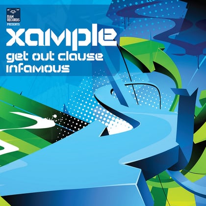 Get Out Clause / Infamous album by Xample - Drum and Bass Cover Art