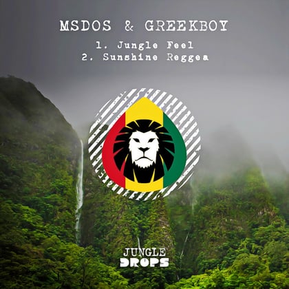Jungle Drops 5 album by MSDOS & Greekboy - Drum and Bass Cover Art
