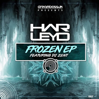 Frozen EP album by Harley D - Drum and Bass Cover Art