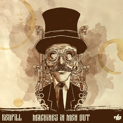 Machines In Men Out album by Redpill - Drum and Bass Cover Art