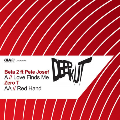 Love Finds Me / Red Hand album by Zero T & Beta 2 - Drum and Bass Cover Art
