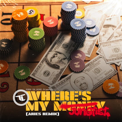Where's My Money (Aries Remix) album by TC & Aries - Drum and Bass Cover Art
