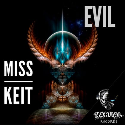 Evil album by Miss Keit - Drum and Bass Cover Art