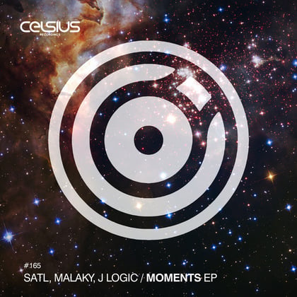 Moments EP album by Satl, Malaky & j:logic - Drum and Bass Cover Art