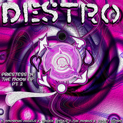 The Priestess of the Moon Pt. 2 album by Destro - Drum and Bass Cover Art