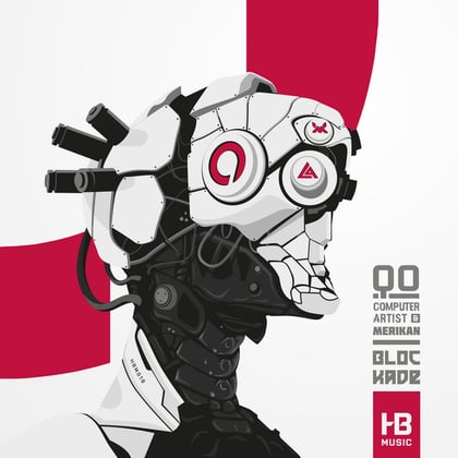 Blockade album by Merikan, Qo & Computerartist - Drum and Bass Cover Art