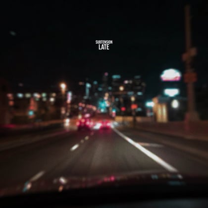 Late album by Subtension - Drum and Bass Cover Art