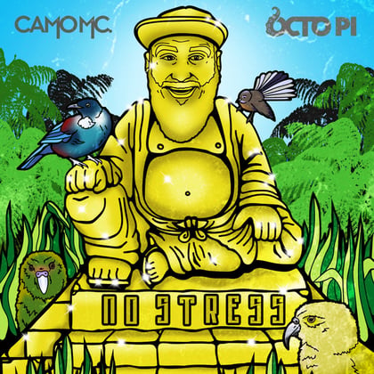 No Stress album by Camo MC & Octo Pi - Drum and Bass Cover Art