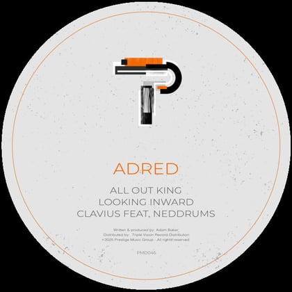 All Out King / Looking Inward / Clavius (Feat. Neddrums) album by Adred - Drum and Bass Cover Art
