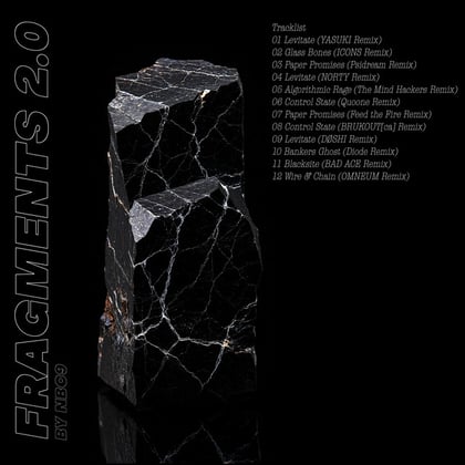 Fragments 2.0 album by NBC9 - Drum and Bass Cover Art