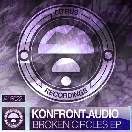 Broken Circles EP album by Konfront.Audio - Drum and Bass Cover Art