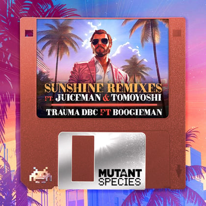 Sunshine Remixes album by Trauma DBC & theStandard - Drum and Bass Cover Art