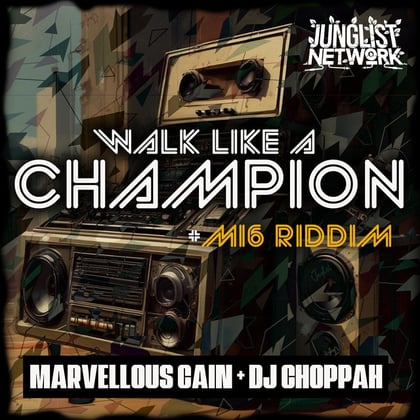 Walk Like A Champion album by Marvellous Cain - Drum and Bass Cover Art