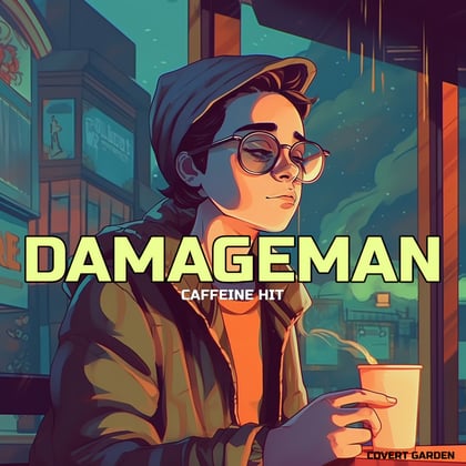 Caffeine Hit album by Damageman - Drum and Bass Cover Art