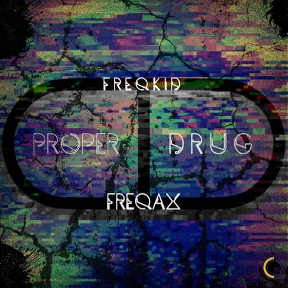 Proper Drug album by Freqax - Drum and Bass Cover Art