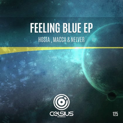 Feeling Blue EP album by Macca - Drum and Bass Cover Art