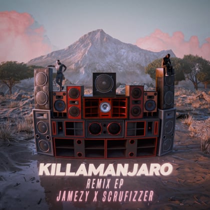 Killamanjaro Remix EP album by Jamezy, Voltage & Scrufizzer - Drum and Bass Cover Art