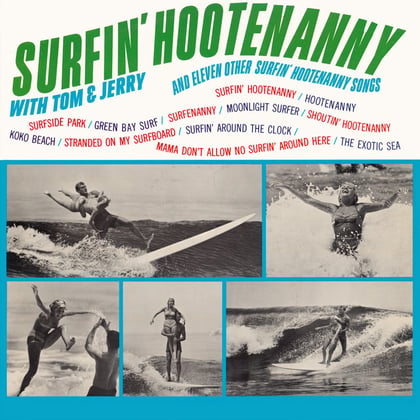 Surfin' Hootenanny album by Tom & Jerry - Drum and Bass Cover Art
