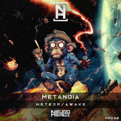 Meteor / Awake album by Metanoia - Drum and Bass Cover Art