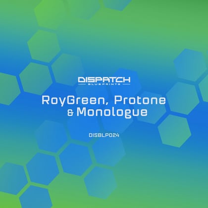 AOO / Fallout album by RoyGreen & Protone & Monologue - Drum and Bass Cover Art
