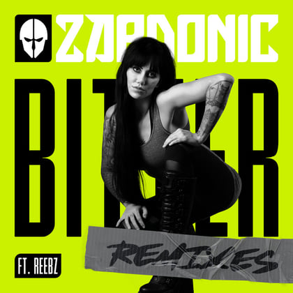 Bitter Remixes album by Zardonic - Drum and Bass Cover Art