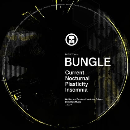 Plasticity EP album by Bungle - Drum and Bass Cover Art
