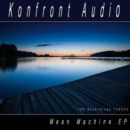 Mean Machine EP album by Konfront.Audio, Kaiza & Bassrk - Drum and Bass Cover Art