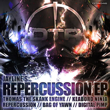 REPERCUSSION album by Jayline - Drum and Bass Cover Art
