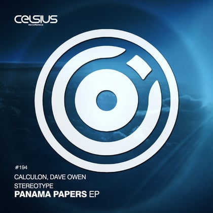 Panama Papers EP album by Dave Owen, Calculon & Stereotype - Drum and Bass Cover Art