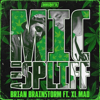 Mic And Spliff album by Brian Brainstorm - Drum and Bass Cover Art