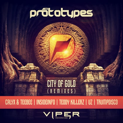 City of Gold (Remixes) album by The Prototypes - Drum and Bass Cover Art