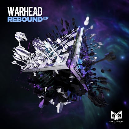 Rebound album by Warhead - Drum and Bass Cover Art