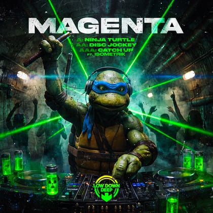 Ninja Turtle EP album by Magenta & Isometrik - Drum and Bass Cover Art