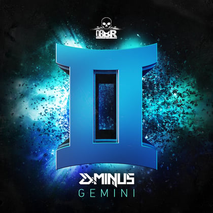 Gemini album by D-MINUS - Drum and Bass Cover Art