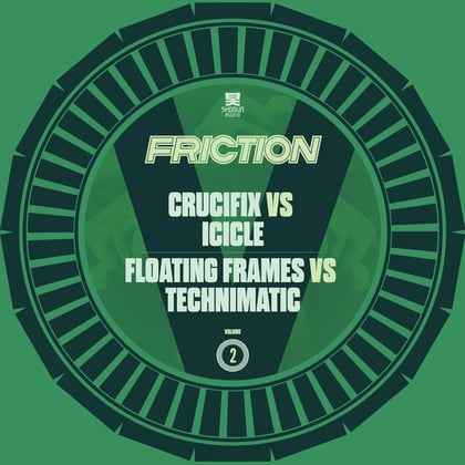 Friction vs. Vol. 2: Crucifix / Floating Frames album by Friction, Icicle & Technimatic - Drum and Bass Cover Art