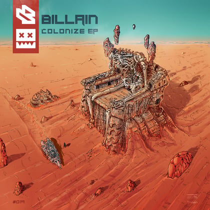 Colonize EP album by Billain - Drum and Bass Cover Art